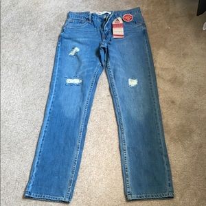 NWT Levi 502 Regular Taper size 16 reg 28X28